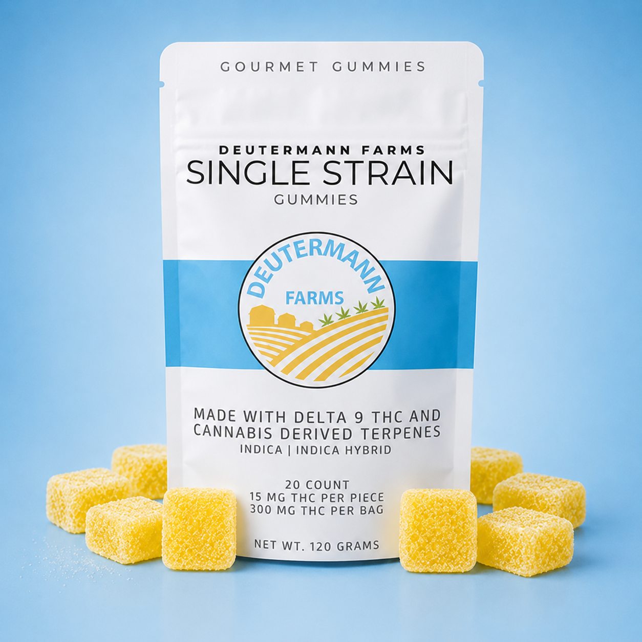 Single Strain Gummies - Indica