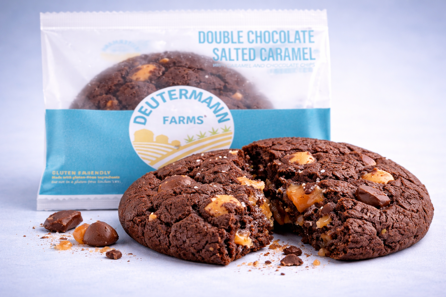 Double Chocolate Salted Caramel Cookie - 100mg Delta 9