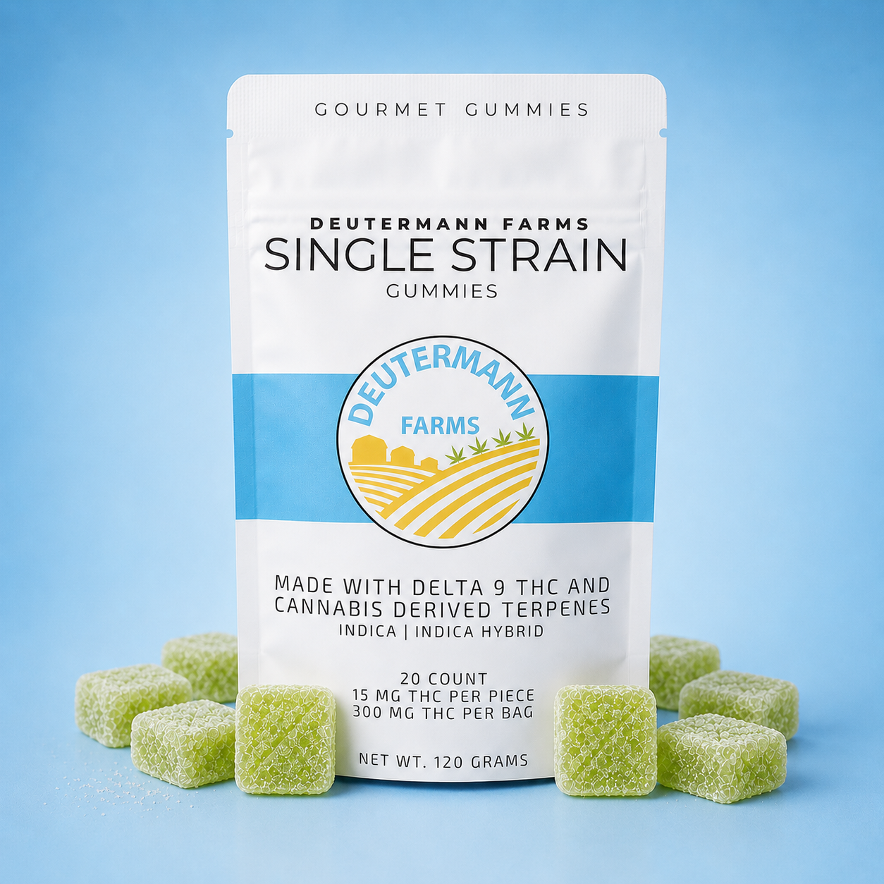 Single Strain Gummies - Indica