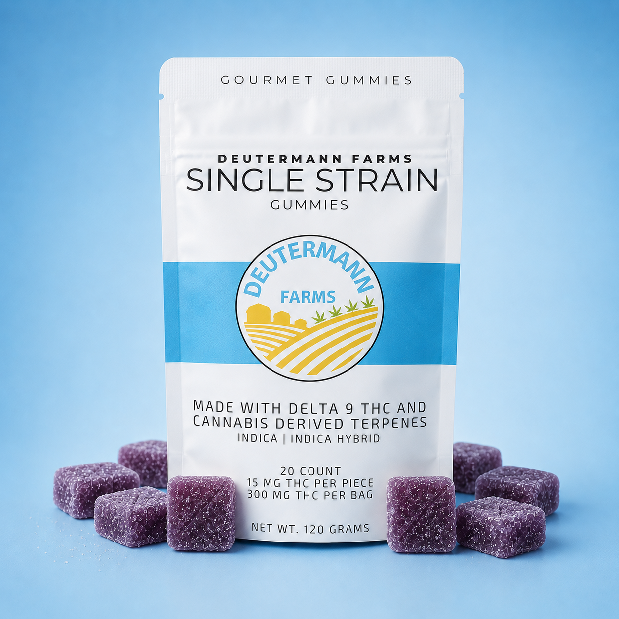 Single Strain Gummies - Indica